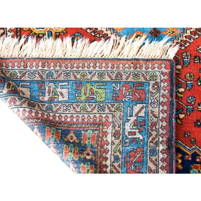 Persian Vintage Yallameh Rug For Sale - Image 3 of 14