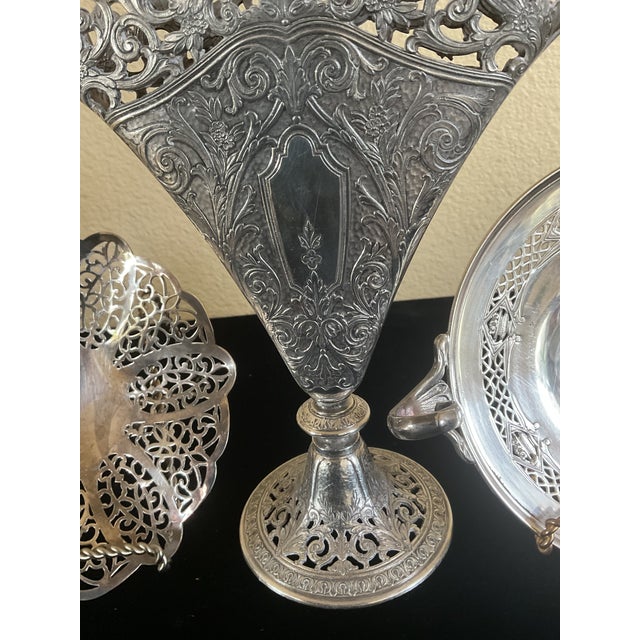 Early 20th Century A Collection of Three Art Nouveau Table Top Decor-Set of Three (3) For Sale - Image 12 of 15