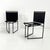 Model 91 Chairs in Black Leater by Mario Botta for Alias, 1990s, Set of 4 For Sale - Image 12 of 16