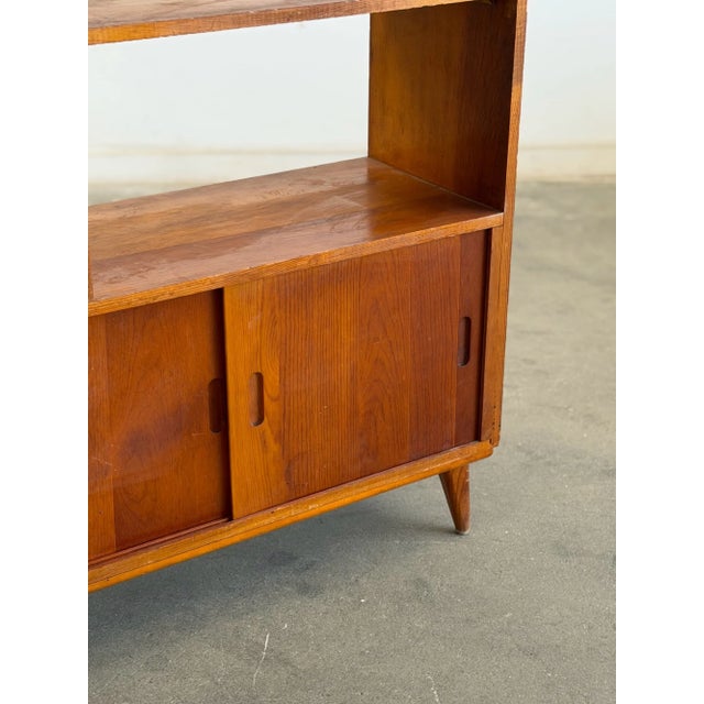 1960s Aged Pine Compact Shelving For Sale In Los Angeles - Image 6 of 18