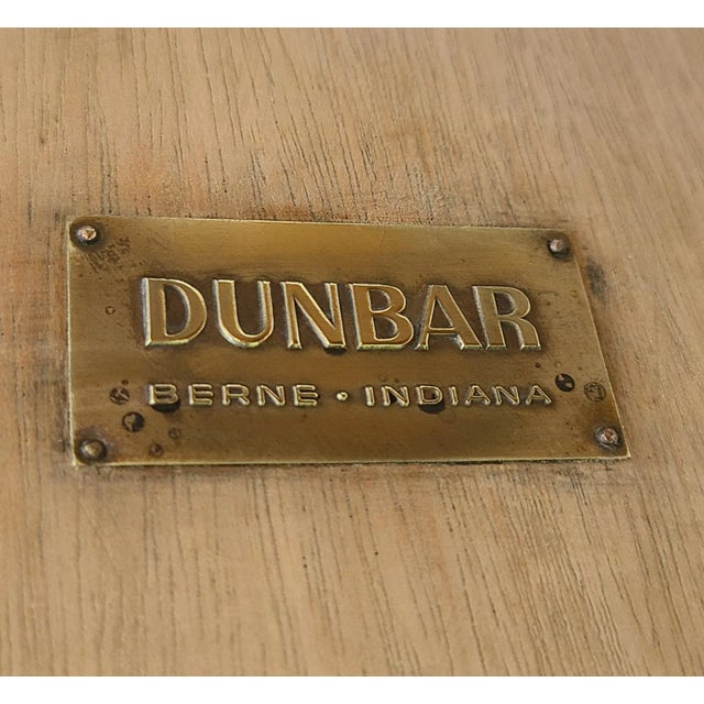 Dunbar Furniture Restored Edward Wormley for Dunbar Solid Wood Square Cocktail/Coffee Table With Floating Shelf For Sale - Image 4 of 9