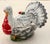 White Mid Century Vintage Italian Majolica Turkey Tureen Bowl With Ladle Thanksgiving For Sale - Image 8 of 8