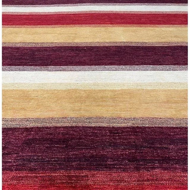 Handwoven Scandinavian Style Gabbeh Area Rug 9’2″ X 12’4″ For Sale In Dallas - Image 6 of 10