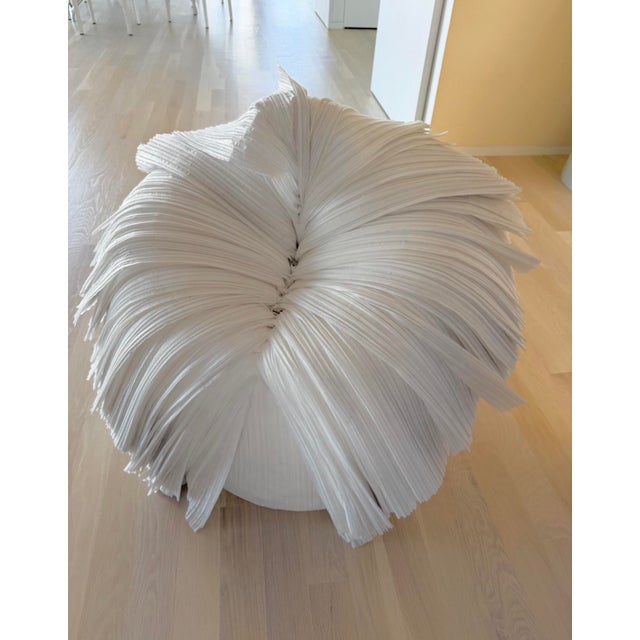 Original Nendo / Issey Miyake “Cabbage Chair” (circa 2008). Iconic pleated-fiber chair created for the 21_21 Design Sight...