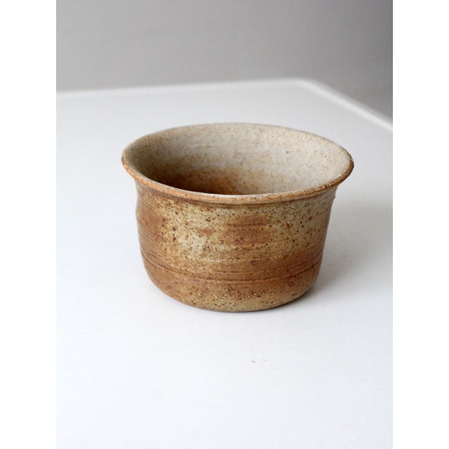 Vintage Studio Pottery Bowl Cachepot For Sale - Image 10 of 12