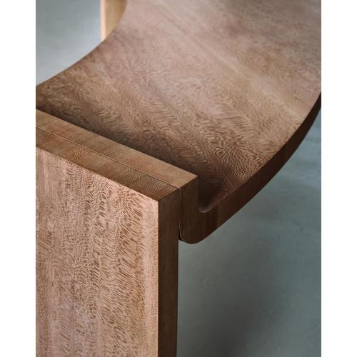 Large Platane Desk in Plane Tree Wood by Mono Editions For Sale - Image 4 of 5