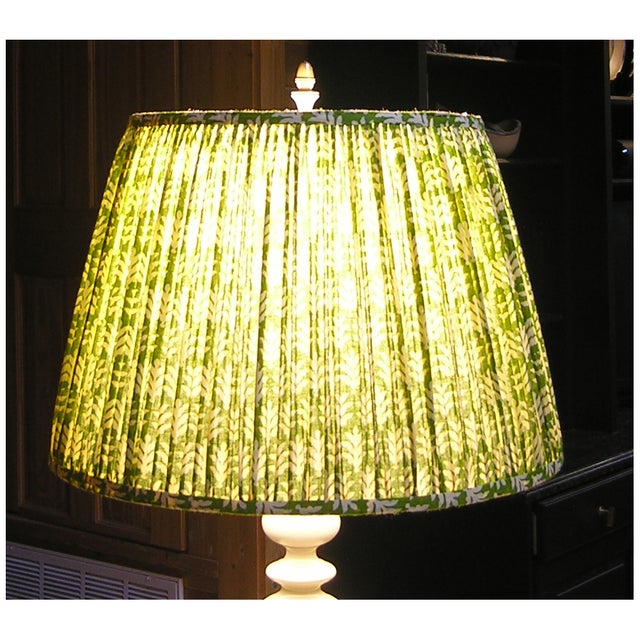 Made to Order, Cotton Fabric Small Pleated Gathered Lamp ...