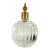 Vintage Crystal & Brass Black Atomizer Perfume Bottle For Sale