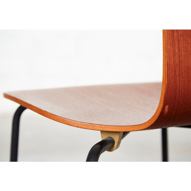1960s Model 3103 Hammer Chairs by Arne Jacobsen for Fritz Hansen, 1964, Set of 4 For Sale - Image 5 of 18