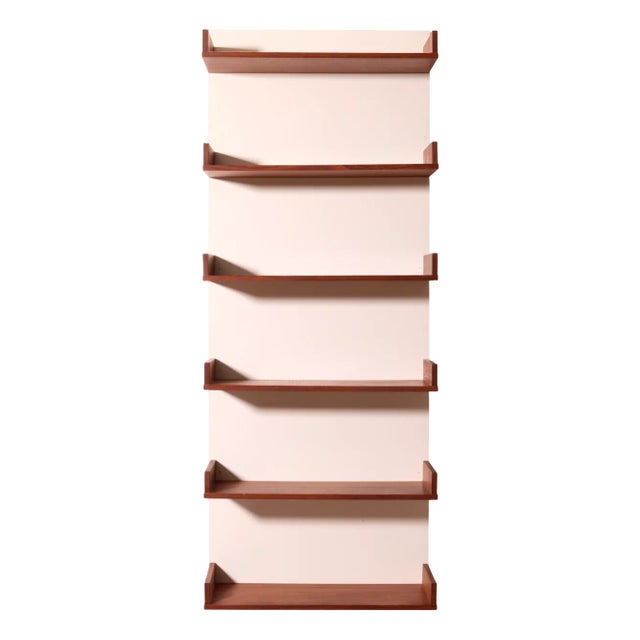 Handcrafted Wooden Shelves, Italy, 1960s, Set of 6 For Sale