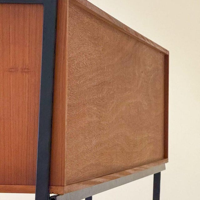 Black Teak Modular Bookcase by Avalon, England, 1960 For Sale - Image 8 of 14