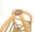 Late 20th Century Bamboo & Leather Figural 13" Square Profile Dome Shape Etagere MINT For Sale - Image 5 of 13
