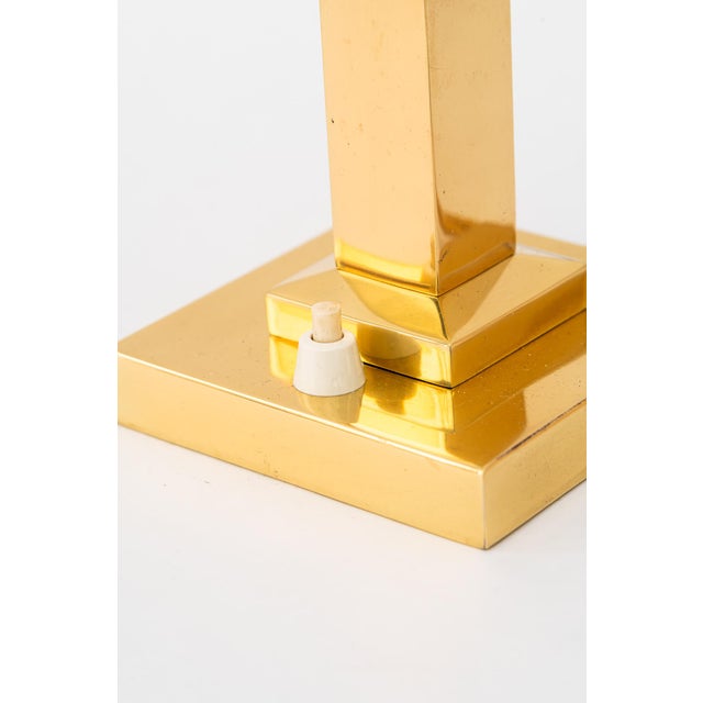 Art Deco Table Lamp with Fabric Shade, Vienna, Austria, 1920s For Sale - Image 10 of 18