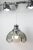 Floral Pendant Lamp in Chromed Metal and Grayed Glass, 1970 For Sale - Image 13 of 14