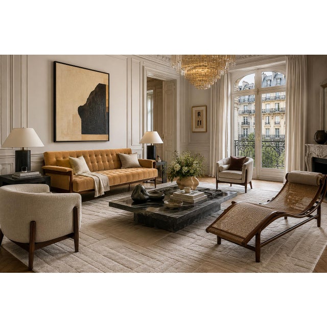An exceptional example of Brazilian modernism from the golden era of furniture design, this rare sofa by Móveis Provenzal...