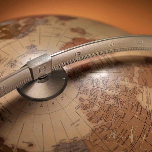 Sirio Apricot Globe by Zoffoli Mappamondi For Sale - Image 4 of 7