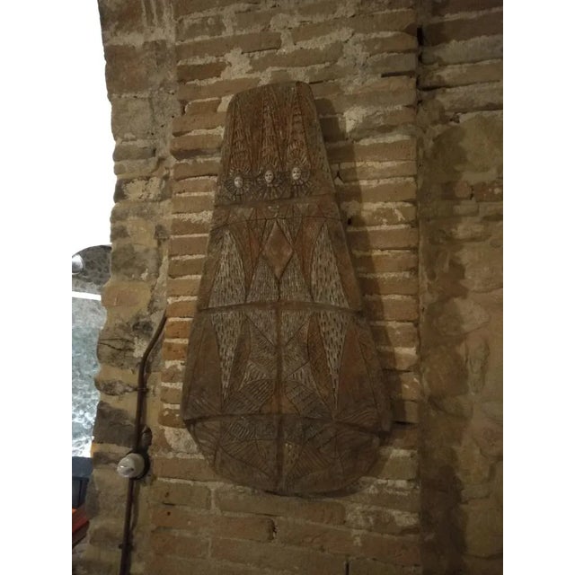 It is a sculptural table decorated in mixed media on a "Bolo" background with 5 coats of stucco cement. This piece has an...