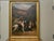 Black Mid 20th Century English Oil on Canvas Hunt Painting of Three Dogs and Their Catch in Frame For Sale - Image 8 of 8