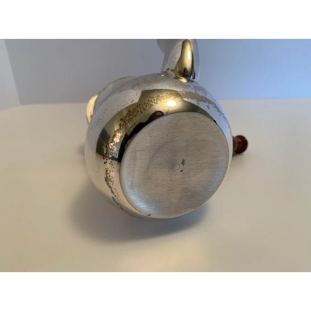1980s Vintage Silver Plate Espresso Coffee Pot For Sale - Image 5 of 7