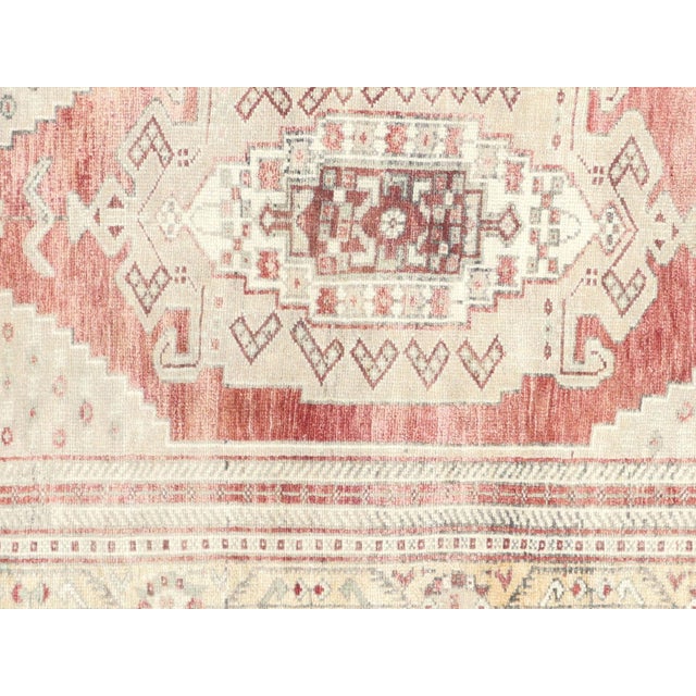 Vintage Turkish Oushak Rug - 3'9" x 6'7", Turkish Oushak Rugs are Hand-woven with wool on wool foundation in various...