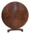 Antique Regency Circular Mahogany Centre or Dining Table on Pedestal Base, 1830 For Sale