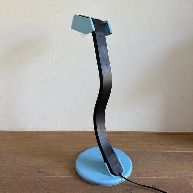 Italian Ajustable Snoky Table Lamp by Bruno Gecchelin for Guzzini, 1970s For Sale - Image 9 of 13