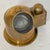 A fine English ship's binnacle compass of brass - a navigational instrument used for maritime travel. A binnacle is the...