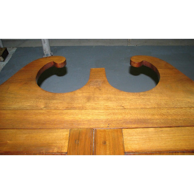 American 20th Century Early American Solid Cherry Corner Storage Cabinet For Sale - Image 3 of 8