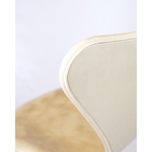 Chairs in Natural Leather from Fritz Hansen, 1955, Set of 8 For Sale - Image 9 of 12