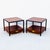 1950s Michael Taylor for Baker Restored Teak & Mahogany Side Tables For Sale - Image 14 of 14