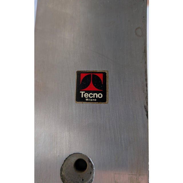 T69 Table by Osvaldo Borsani and Four Wheeled Chairs by Eugenio Gerli for Tecno, 1960s, Set of 5 For Sale - Image 10 of 17