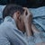 See No Evil by Dave Seeley | Oil on canvas on panel Depiction of a figure curled up in a white cloth. For Sale - Image 4 of 5