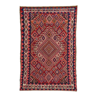 Vintage Persian Lori Rug - 05'06 X 08'02 For Sale