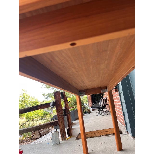 1970s Vejle Stole & Møbelfabrik Danish Modern Teak Console Table — Made in Denmark, C. 1960s–70s For Sale - Image 5 of 6