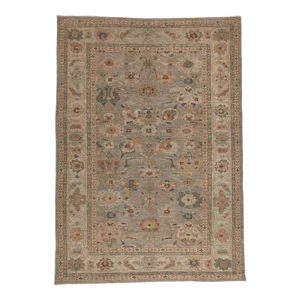 Early 21st Century Early 21st Century Vintage Persian Sultanabad Rug 08'07 X 12'00