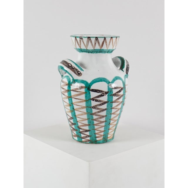 Robert picault (1919 - 2000) vase france, circa 1960 ceramic signed "rp" and stamped "picault made in france" under the...