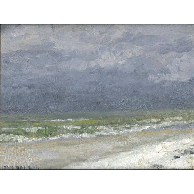 Impressionist "Incoming Storm" Original Oil Painting by Brooke Olivares For Sale - Image 3 of 3