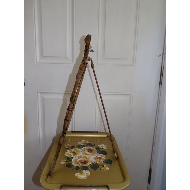 Antique Nb&iw Gold Gilt Rococo Brass Table Mirror Free Standing Vanity Mirror For Sale - Image 11 of 15