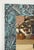 Traditional Handcrafted Teal & Black Patch Tin Ceiling Dressing Mirror For Sale - Image 3 of 6