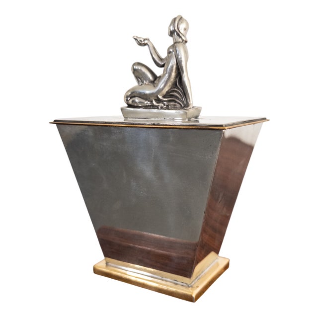 Lidded Box by Oscar Antonsson from Ystad-Metall, 1930s For Sale