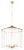Medium Cage Chain Chandelier by Niccolo De Ruvo for Brass Brothers For Sale
