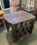 Vintage Large Nupe Wood Stool Table For Sale In Los Angeles - Image 6 of 7