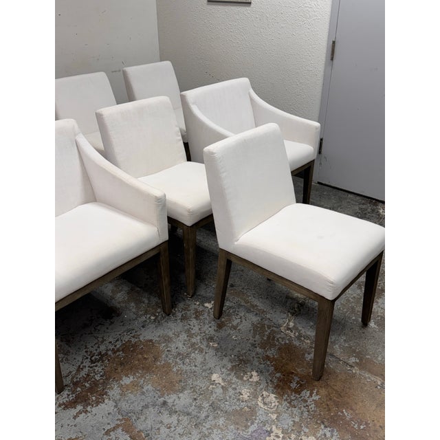 Restoration Hardware Restoration Hardware Morgan Dining Chairs, Set of Eight For Sale - Image 4 of 12
