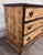 Vintage Solid Pine Three Drawer Lift Top Blanket Chest For Sale - Image 9 of 11