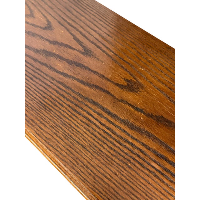 Vintage Wooden Magazine Rack Side Table, 1950 For Sale - Image 11 of 12