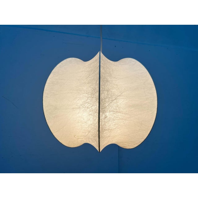 Beige Mid-Century Modern Cocoon Pendant Lamp by Friedel Wauer for Goldkant Leuchten, Germany, 1960s For Sale - Image 8 of 18