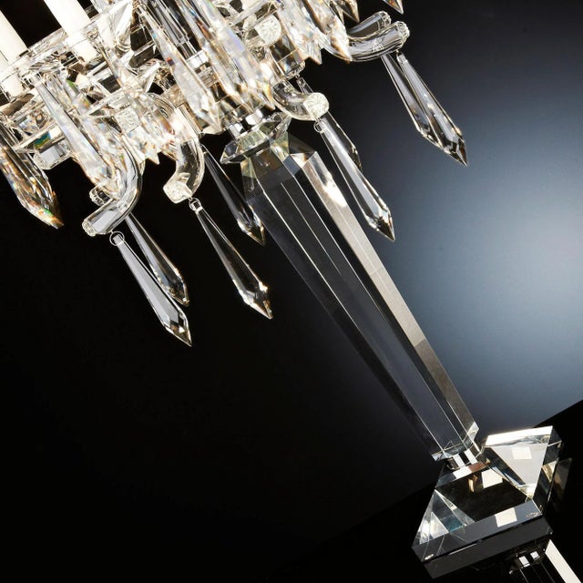 Not Yet Made - Made To Order Crystal Nefertari Candelabra with 9 Arms by Giorgio Tesi for VGnewtrend For Sale - Image 5 of 9