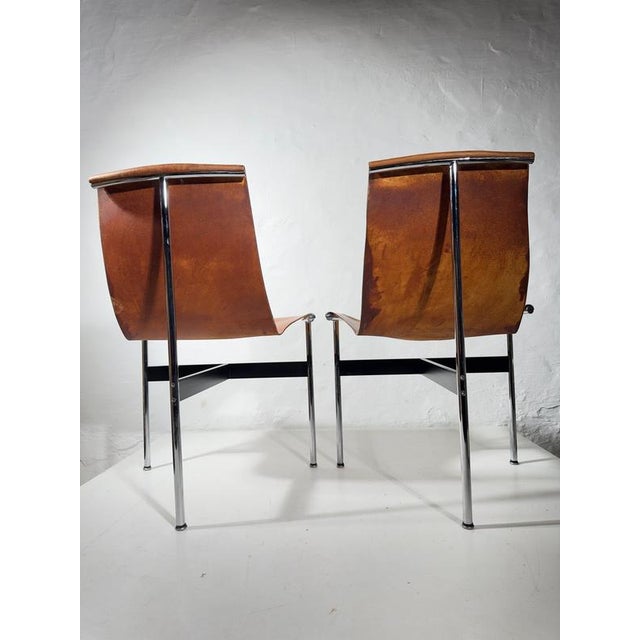 3LC T-Chairs attributed to Katavolos, Littell & Kelley for ICF De Padova, 1960, Set of 6 For Sale - Image 4 of 15