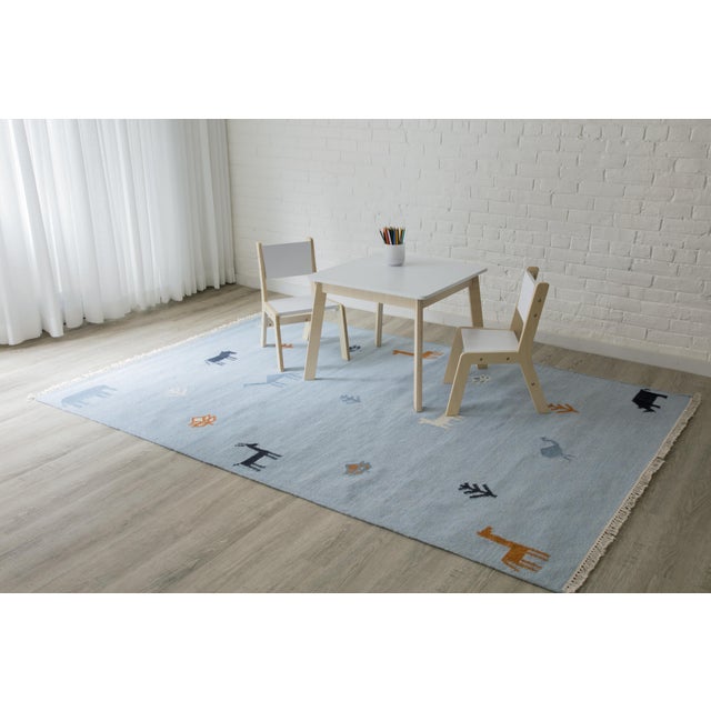 Erin Gates by Momeni Thompson Porter Blue Hand Woven Wool Area Rug 5