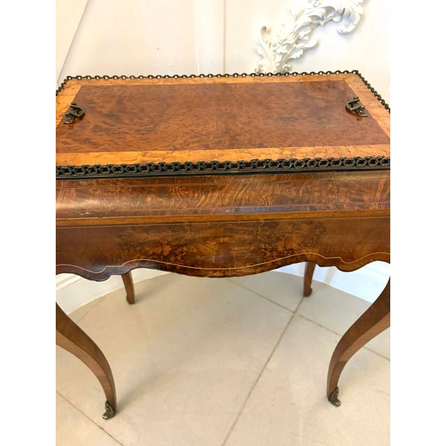 Antique French Walnut Planter Table, 1860 For Sale - Image 14 of 16